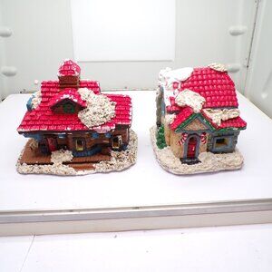 One of a Kind Homemade Christmas Houses